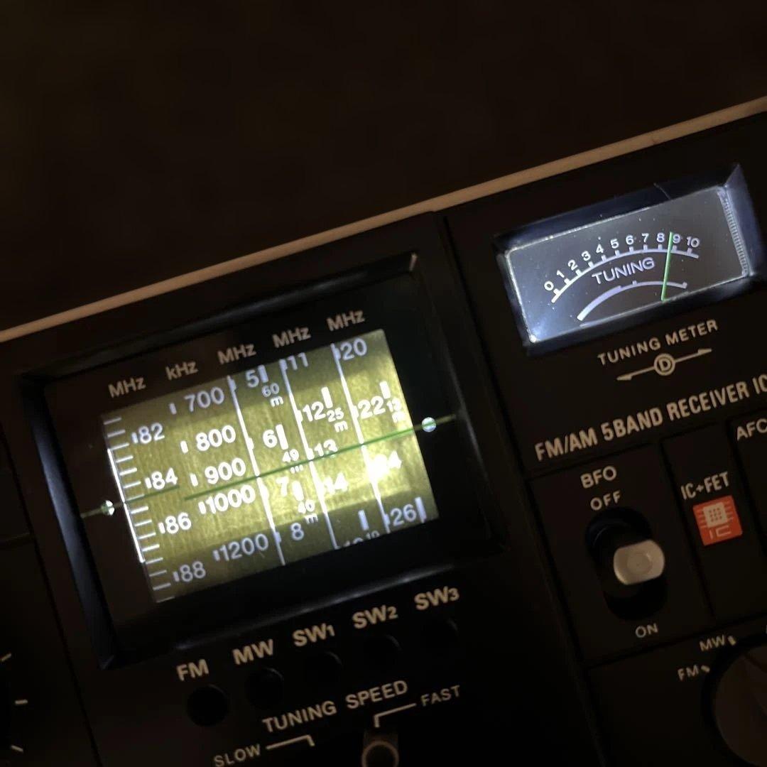 動作美品！○SONY スカイセンサ－ ICF5800 ○昭和のBCL傑作機！ - メルカリ