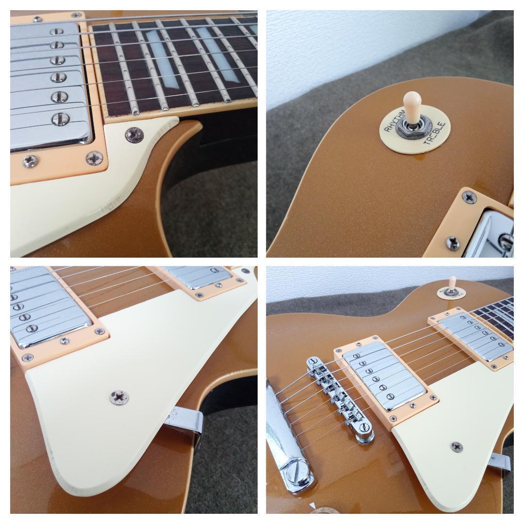 整備済み】MONSTY レスポールタイプ ゴールドトップ（国産？）エレキ