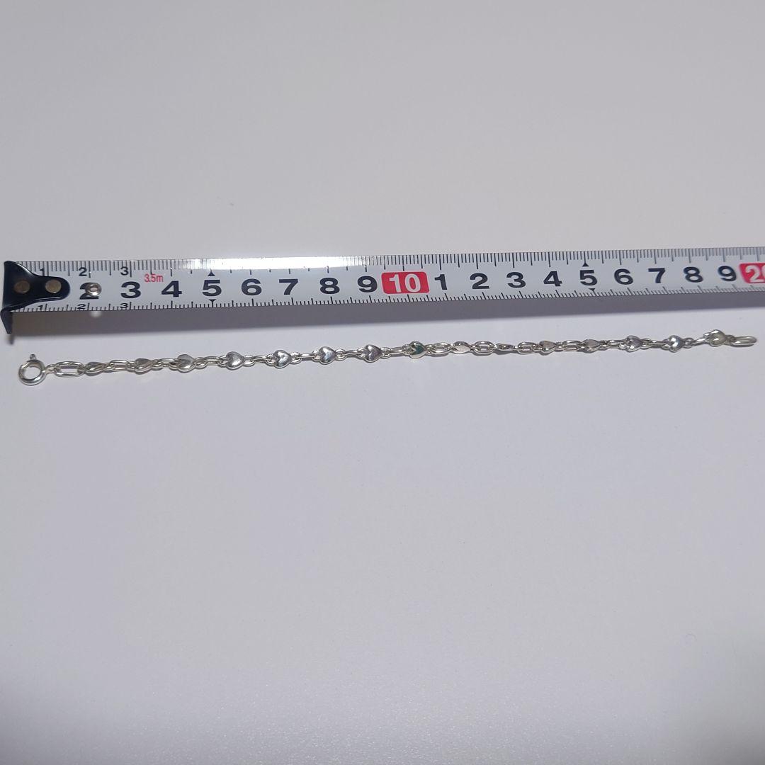 未使用級 ティファニー パフハート ブレスレット オーバルリンク 18号 925