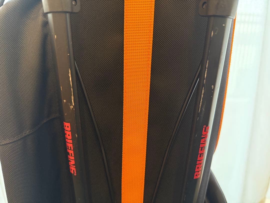 BRIEFING スタンドキャディバッグ 限定色　ブラック/オレンジ