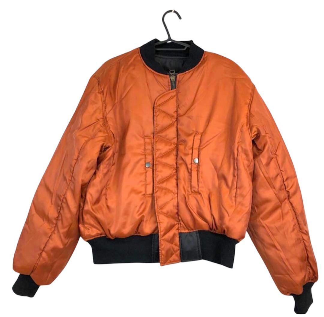 Ed Hardy MA-1 リバーシブルブルゾン M 刺繍　Y2K