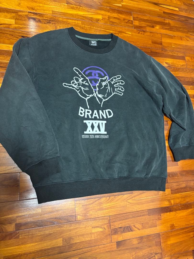 ら*ジ様 STUSSY　ステューシー　ネイバーフッドコラボ25周年記念 スウェッ