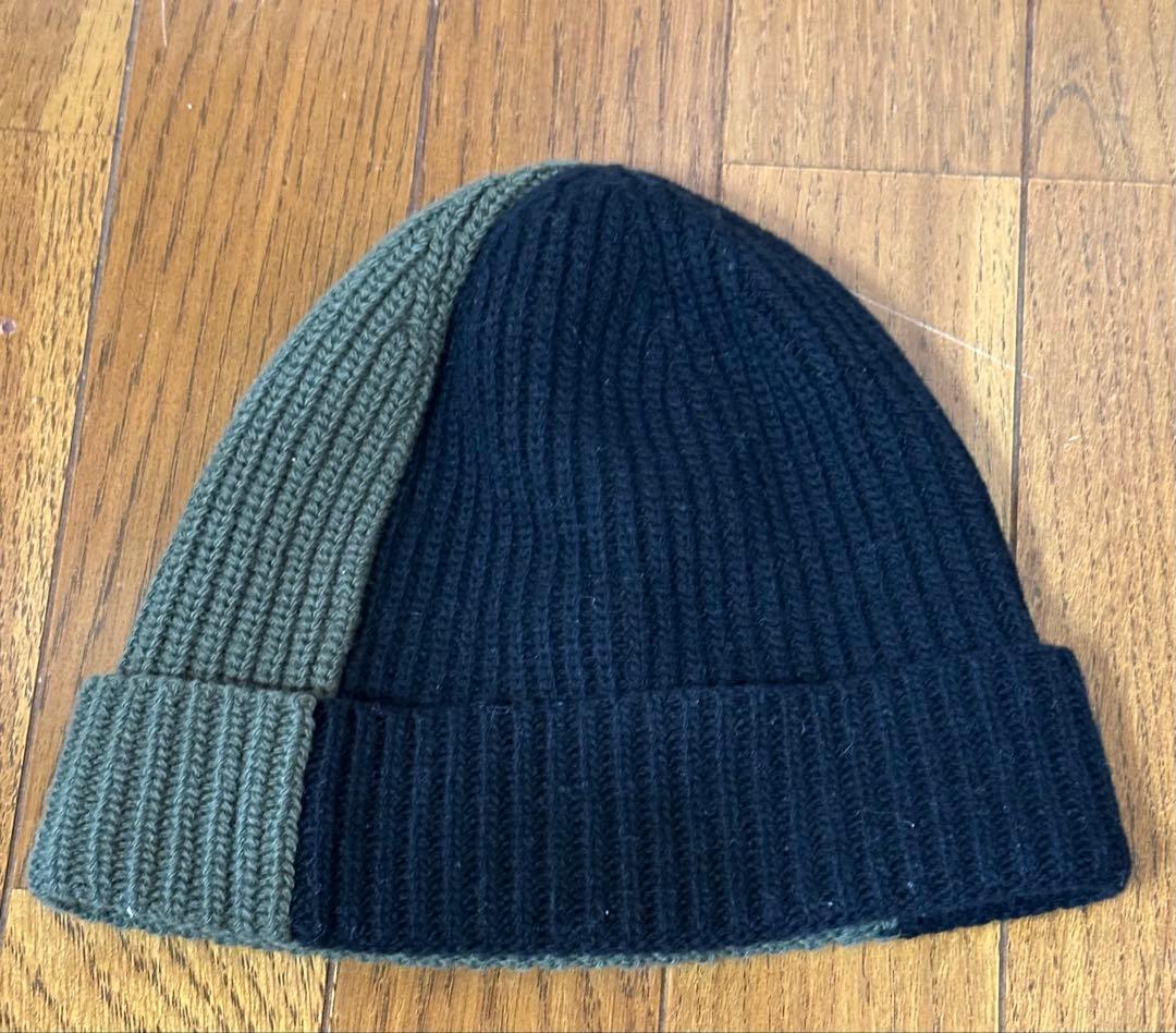 ♪セール♪MONCLER ニット帽 ブラック・グリーン♪