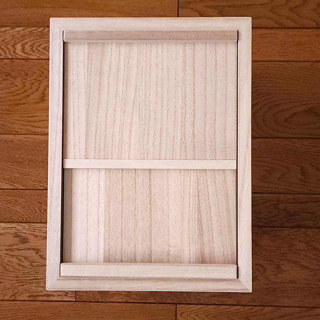 【新品・未使用】米櫃　桐　10kg　木製スライド蓋付き　米びつ