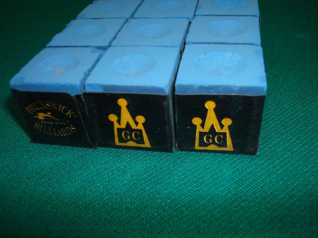 ブランズウィック ゴールドクラウン チョーク 9個セット ヴィンテージ