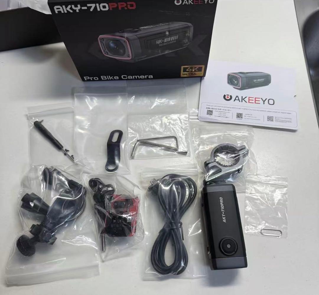 新品！バイク用4Kドライブレコーダー 64GBカード付き