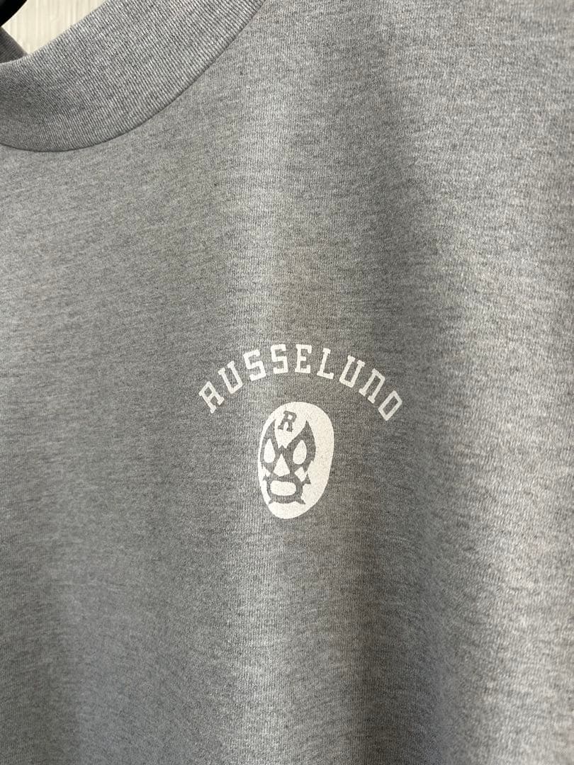 RUSSELUNO グレー 長袖トレーナー5ラッセルノモックネックL