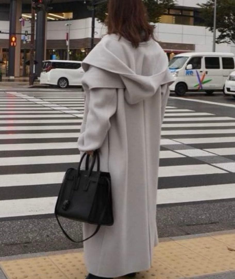 ❤️Hairy❤️ETRE TOKYO リバーロングフーディーストールコート