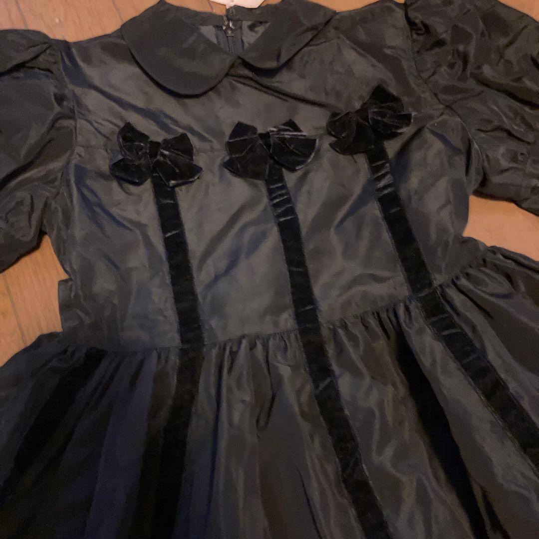 あけちゃん様専用❤︎シャーリーテンプル130❤︎黒リボンの