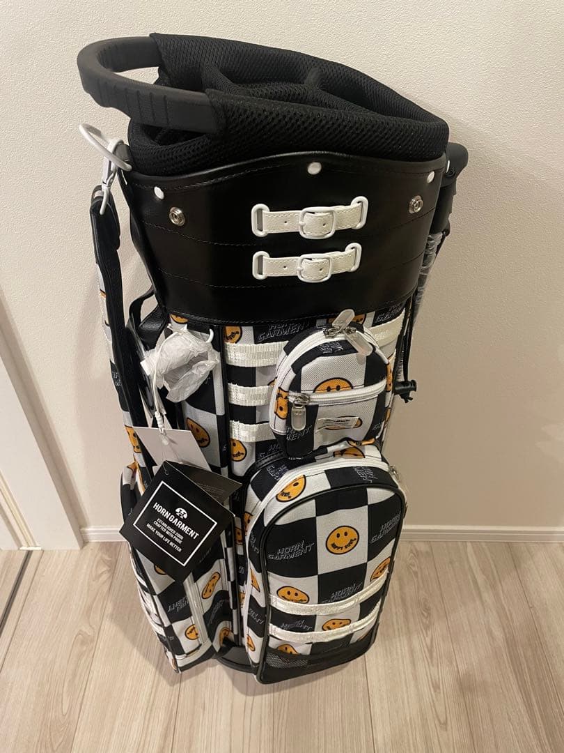 新品　HORN GARMENT キャディバッグ　スマイリー