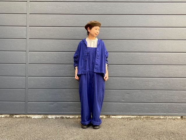 2022AW nest Robe Upcycle Lino 起毛オーバーオール