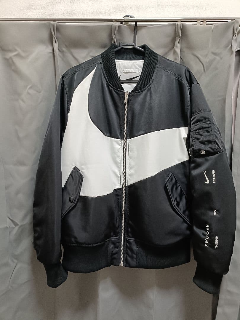 S*a様 Nike MA-1 フライトジャケット ボンバージャケット ブラック/