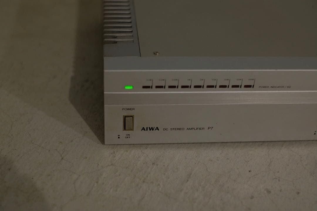 名機 AIWA パワーアンプ S-P7 動作品 ヴィンテージ