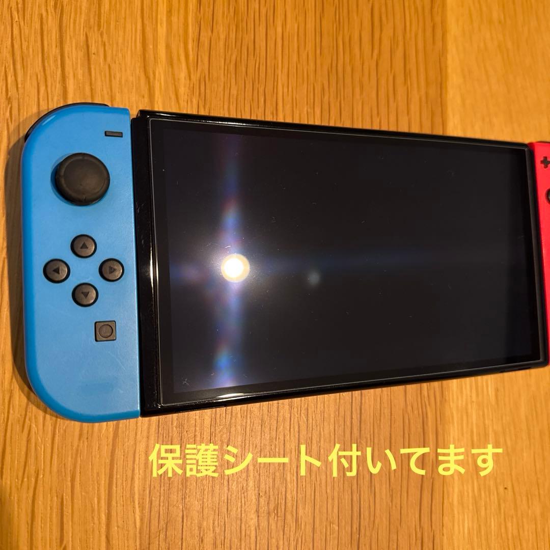 switch 有機EL 本体　Joy-Con2つ　マイクラケース付き