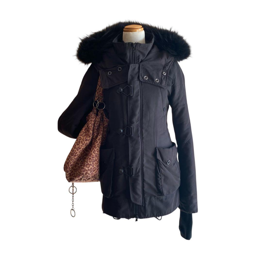 SLY N3B ファーモッズコート 平成 y2k フェアリーグランジ ダークコア