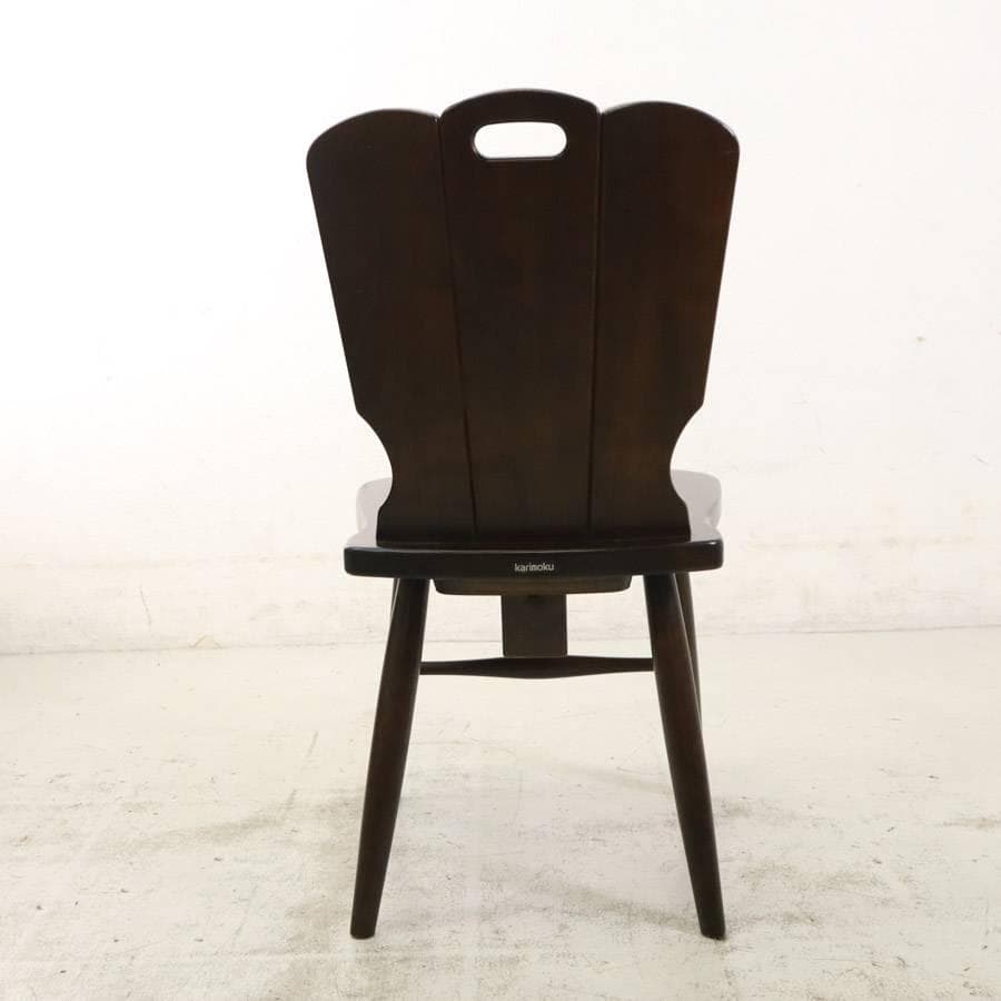 2の2カリモク家具 ルスティック ダイニングチェア カントリー調 廃番 2
