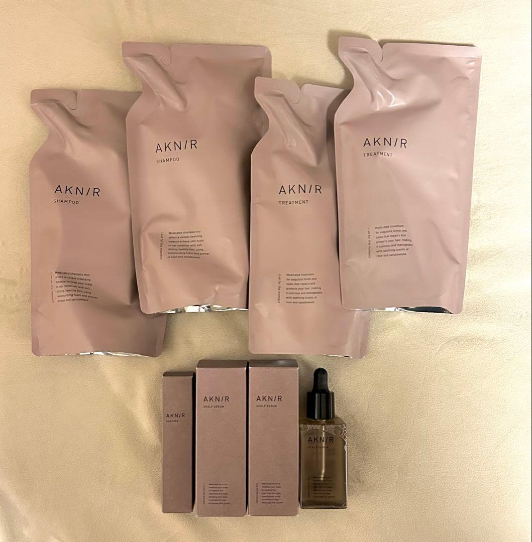 【AKNIR】シャンプー トリートメント スカルプセラム