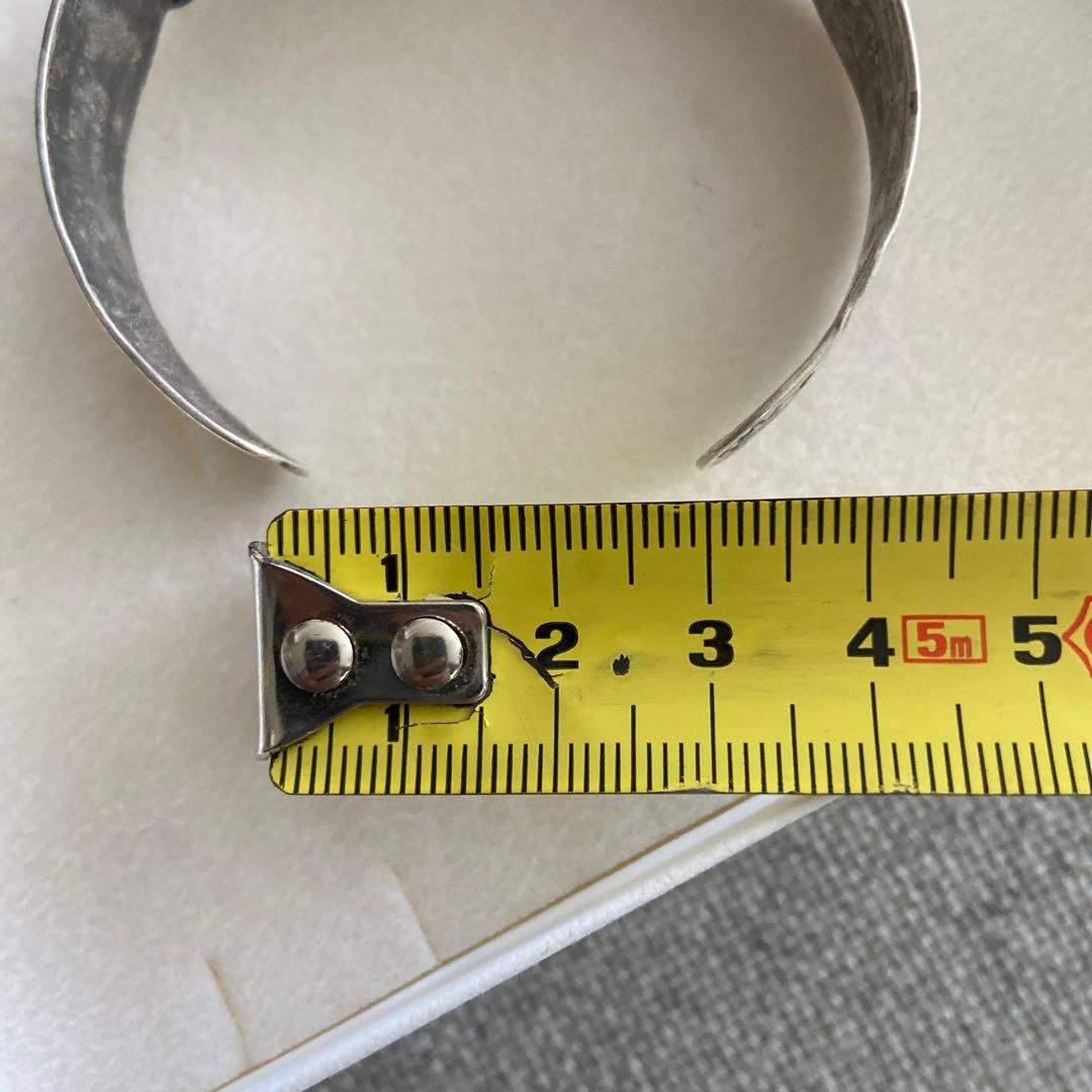 1930s ヴィンテージ Navajo ターコイズ シルバー バングル ビームス