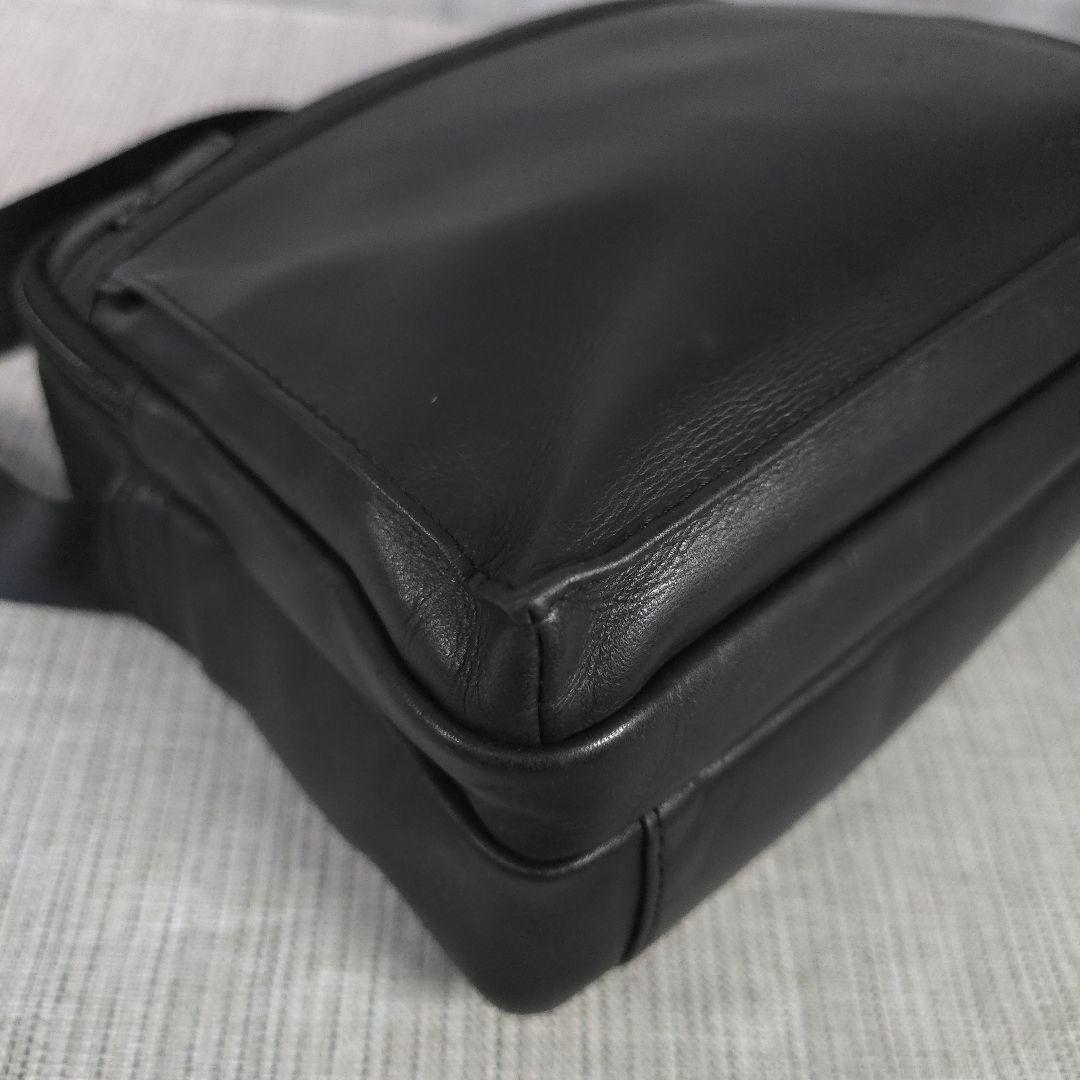 極美品　PORTER　AMAZE　ポーター　ショルダーバッグ　L　レザー　黒