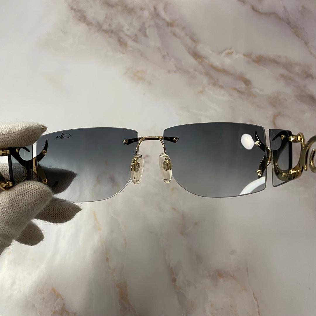 cazal カザール ヴィンテージ シールド サングラス ケース付き