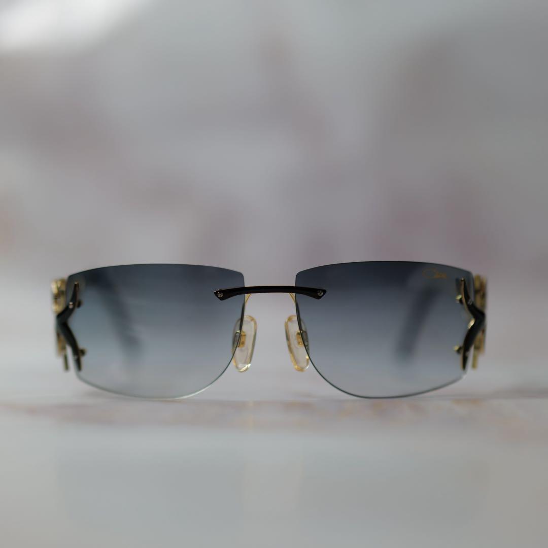 cazal カザール ヴィンテージ シールド サングラス ケース付き