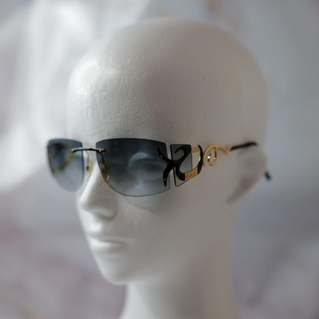 cazal カザール ヴィンテージ シールド サングラス ケース付き