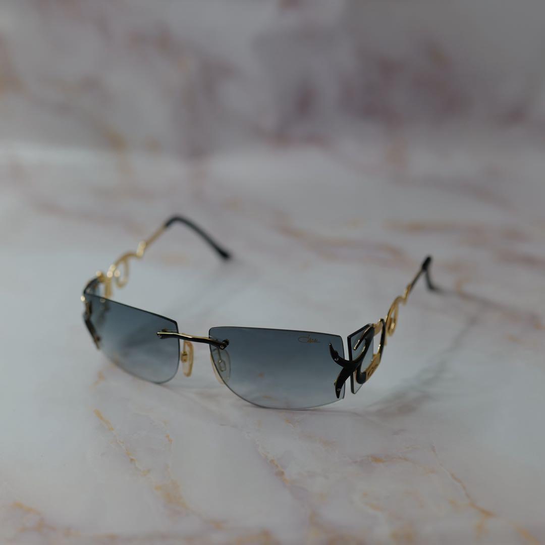 cazal カザール ヴィンテージ シールド サングラス ケース付き