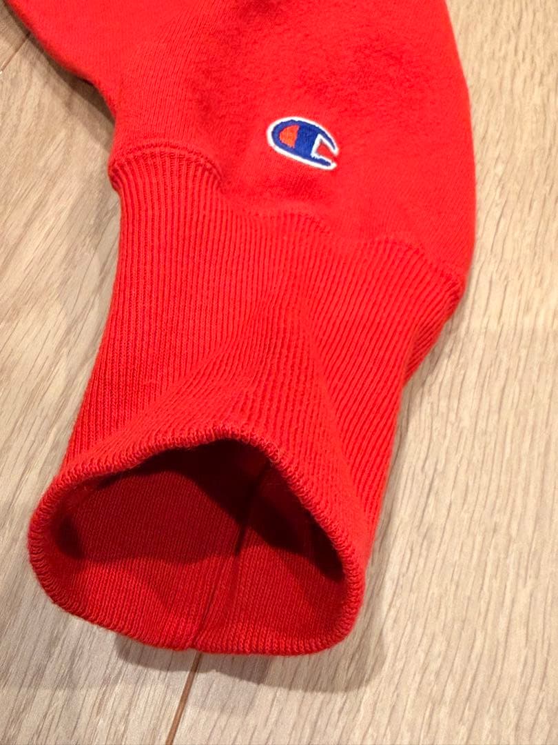 90s チャンピオン リバースウィーブ 目なし レッド 赤 藤原裕 トリコタグ