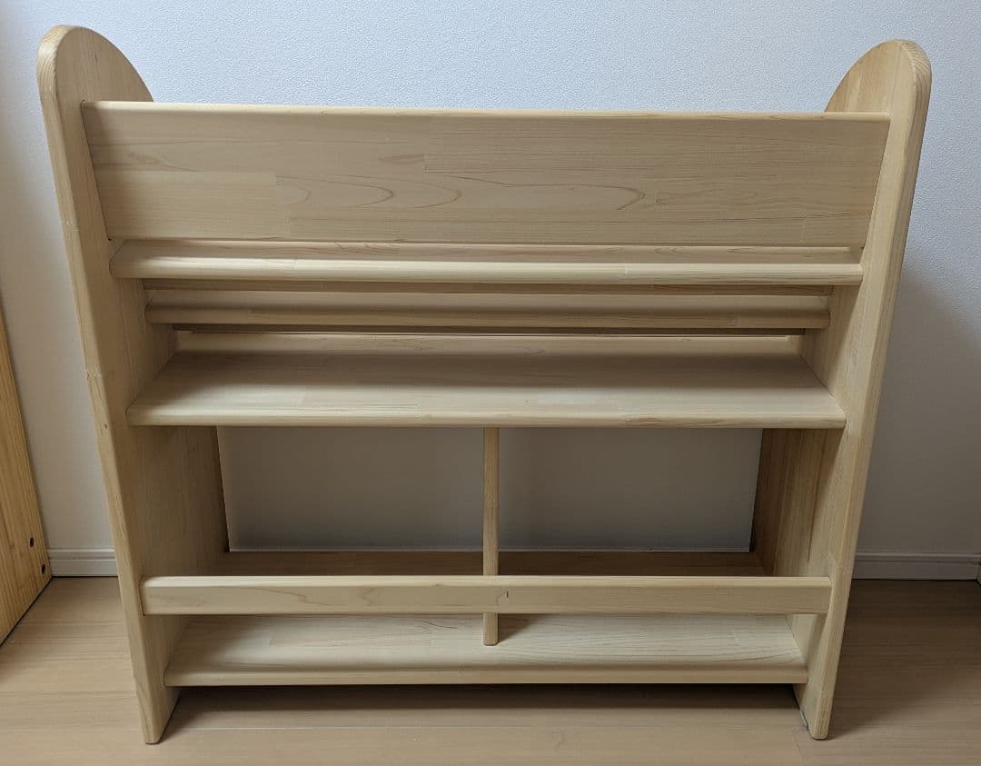 木遊舎 絵本棚 M800 無垢 中古 天然木 ナチュラル 絵本収納