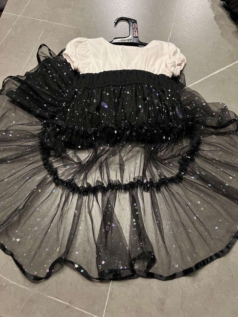 アナスイミニ　ティアードレースワンピース　120