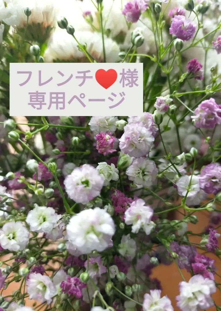 ♡フレンチ♥ページ♡ドライフラワーブーケ♡