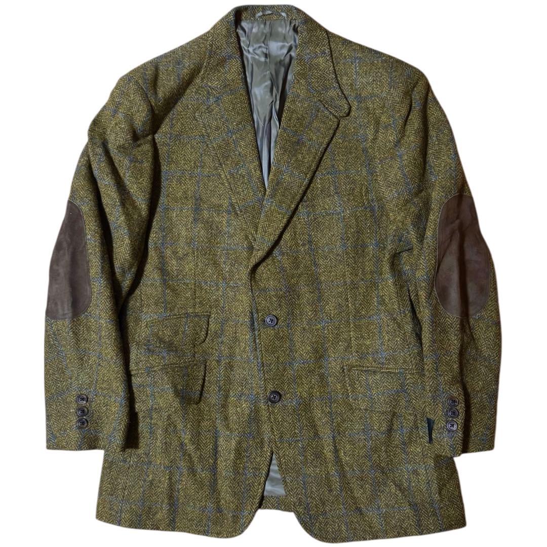 美品 J.PRESS Harris Tweed 段返り3釦 テーラードジャケット - メルカリ