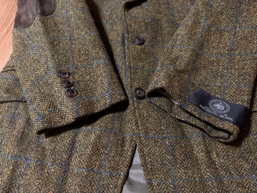 美品 J.PRESS Harris Tweed 段返り3釦 テーラードジャケット - メルカリ