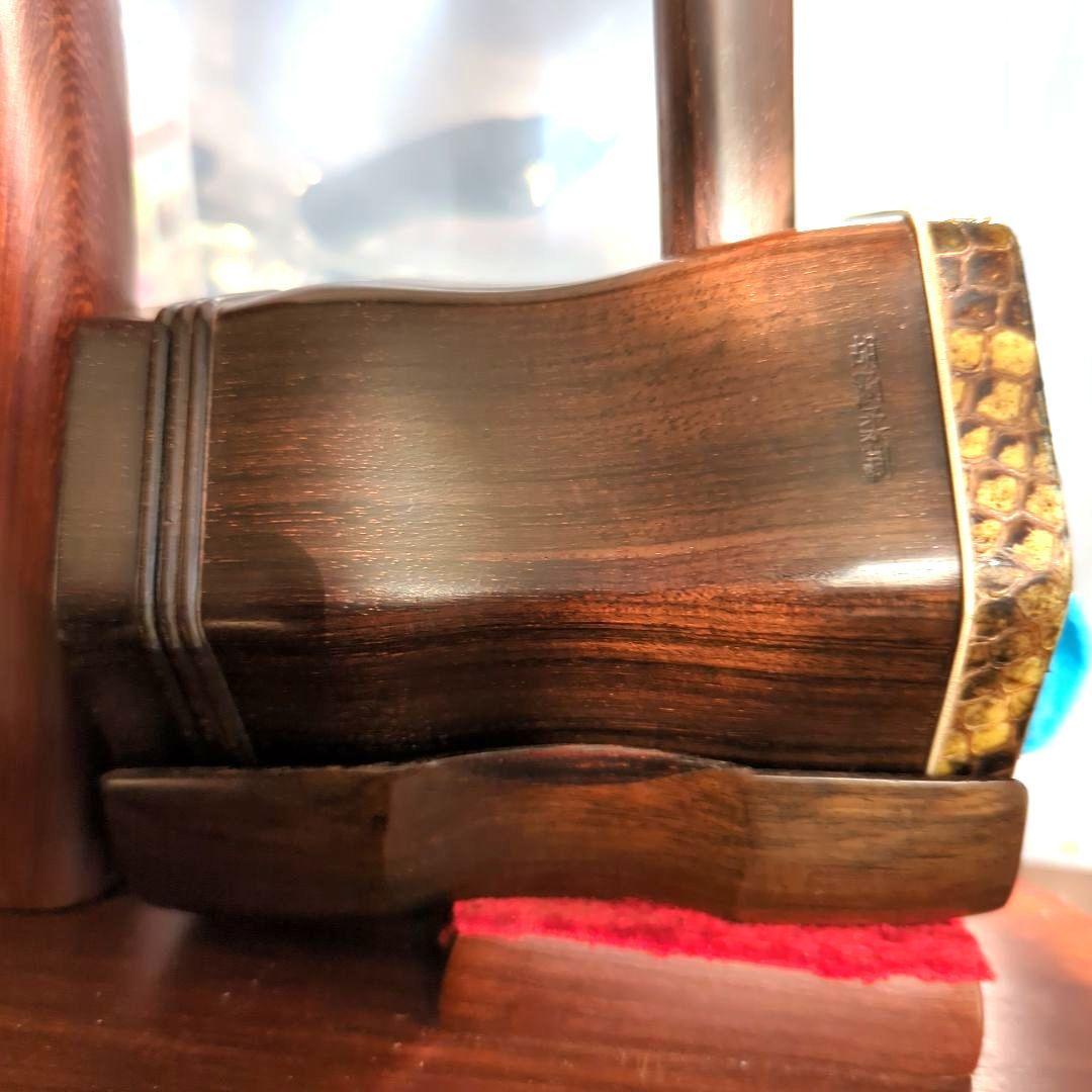 胡涵柔製作 明清老紅木 未使用 回紋頭二胡6 - メルカリ