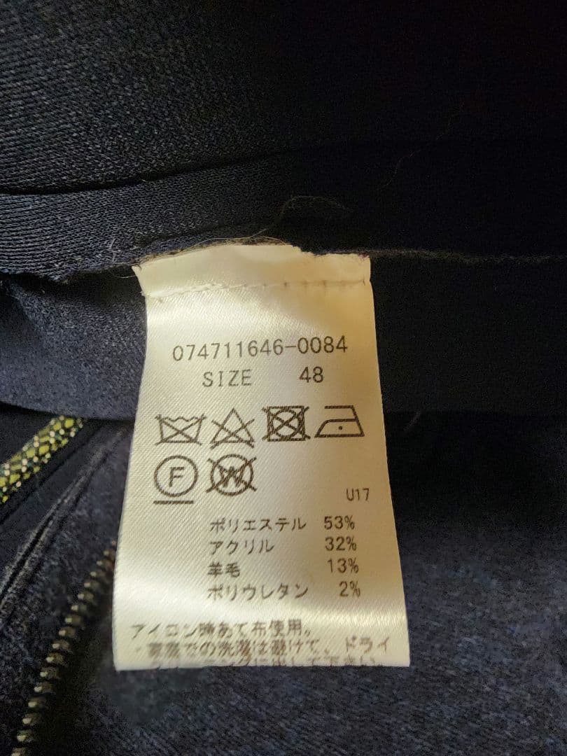 美品BOB ダークブルー フード付きダッフルコート モッズコートL【土日限定】