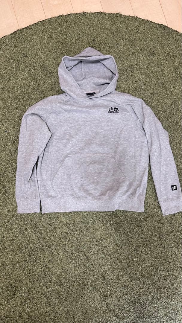 EGOZARU セットアップ　フード付きスウェット上下セット XL グレー