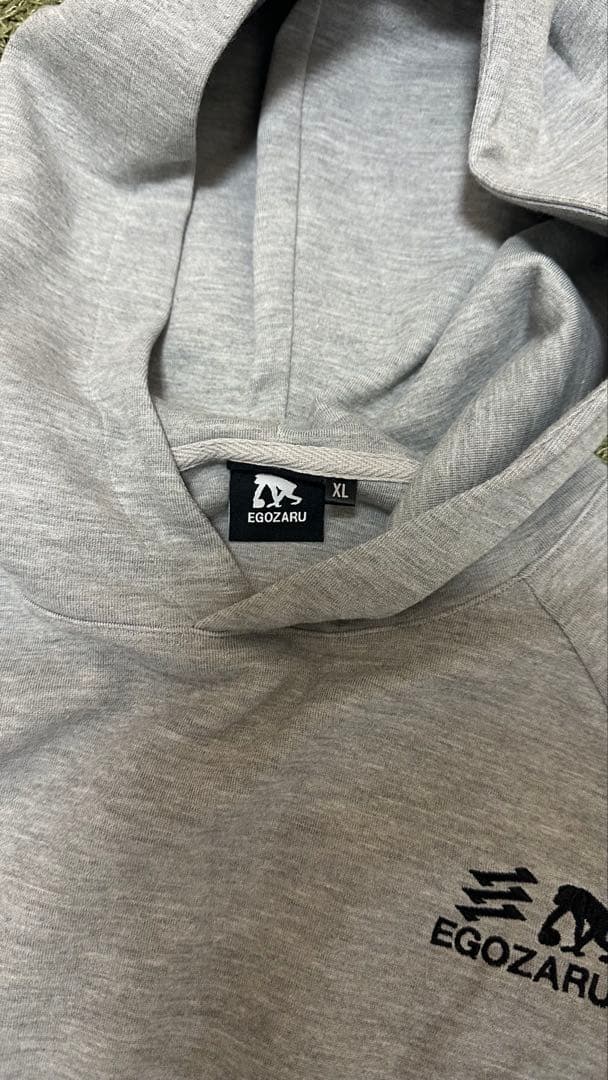 EGOZARU セットアップ　フード付きスウェット上下セット XL グレー
