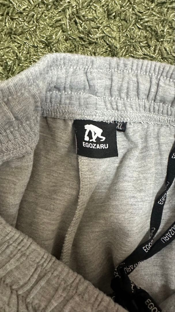 EGOZARU セットアップ　フード付きスウェット上下セット XL グレー