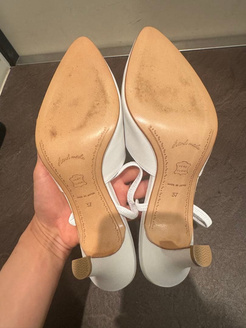 edit for lulu abc ポインテッドトゥ ミュール（ホワイト）