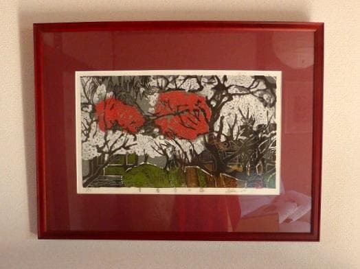 アンティーク マホガニの額絵アンティーク マホガニの額絵