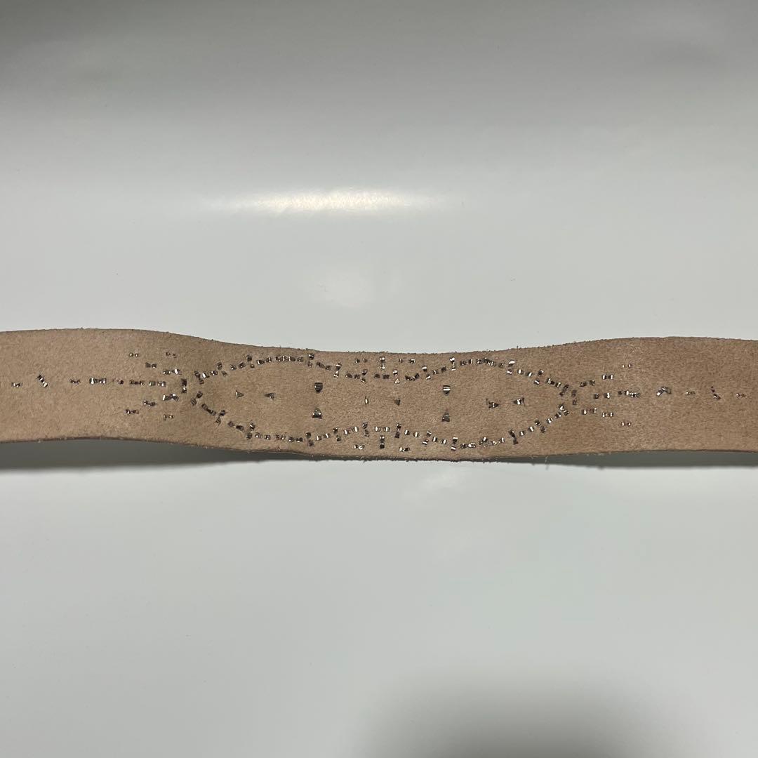 jana ウルフズヘッドタイプ スタッズベルト 32インチ