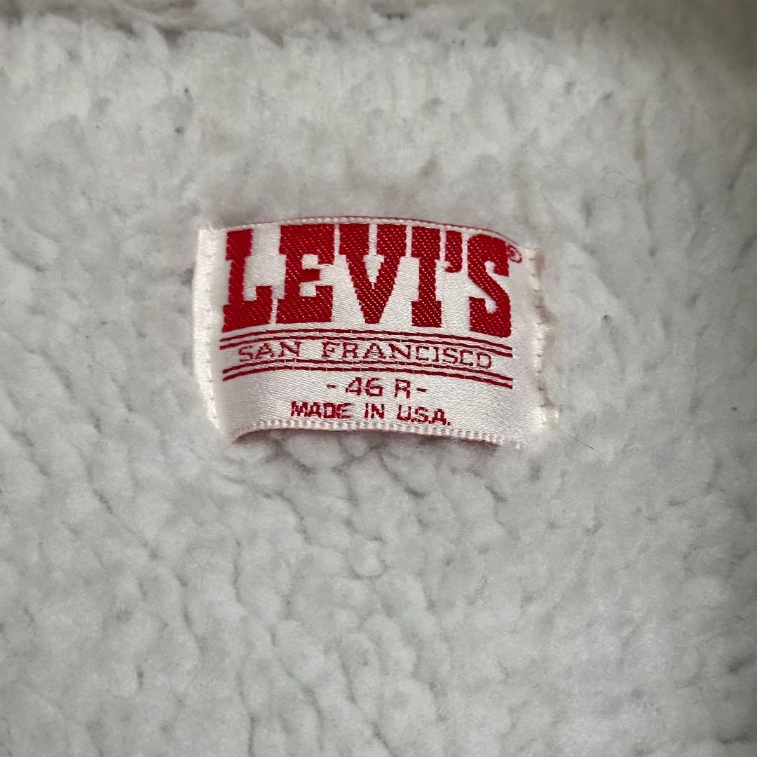 LEVI'S 80s デニムボアジャケット 70608-0216 46R