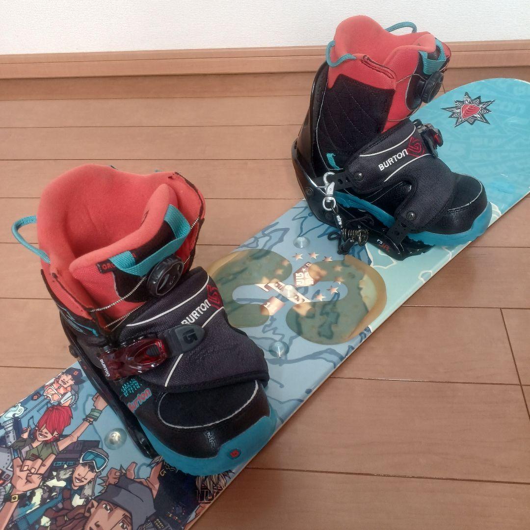子供用 スノーボード セット 21cm 手渡し可能 BURTON バート