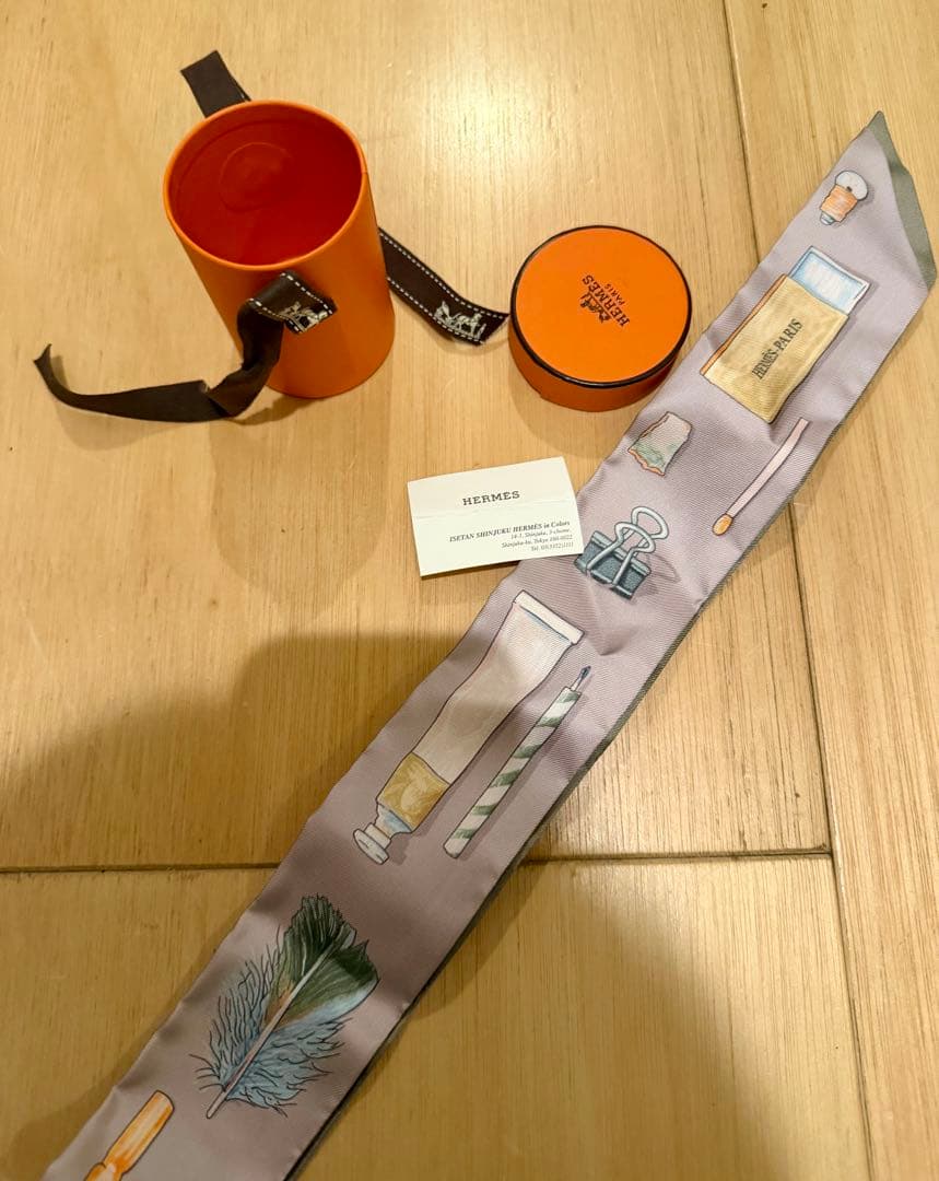 HERMES ツイリー シルクスカーフ