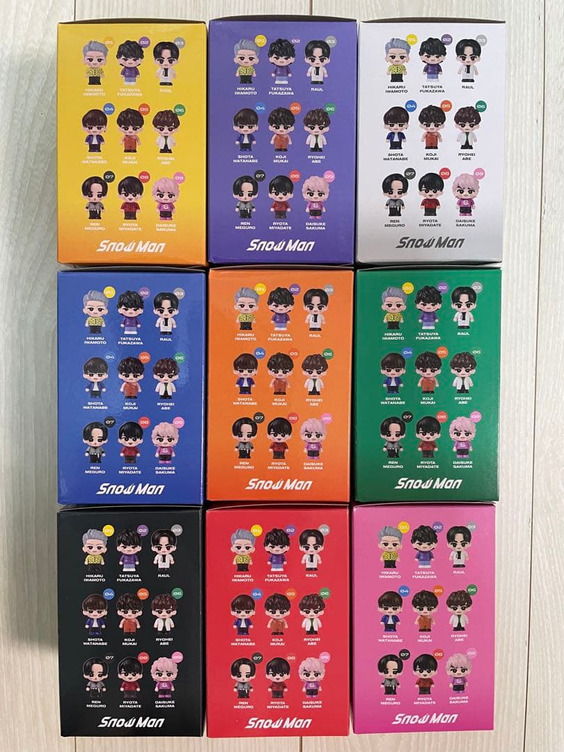 SnowMan ドームツアー2026 ONすのチルソフビ コンプリート 9体