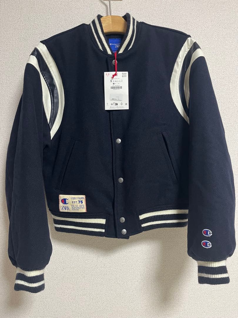 CHAMPION ® ZARA キルティングボンバージャケット S - メルカリ
