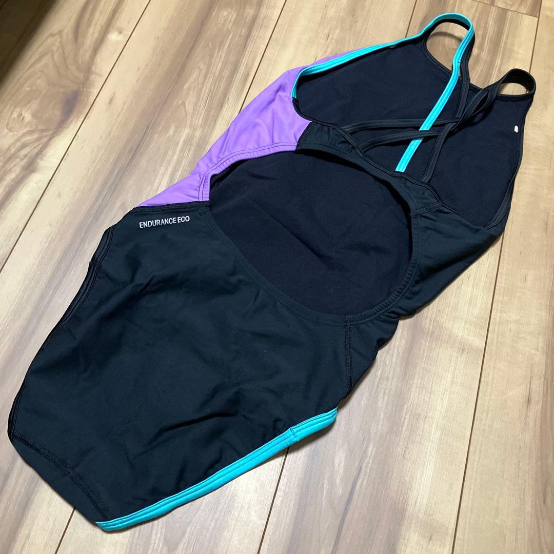 Speedo 競泳水着 サイズO 黒/紫 STW02303 - メルカリ