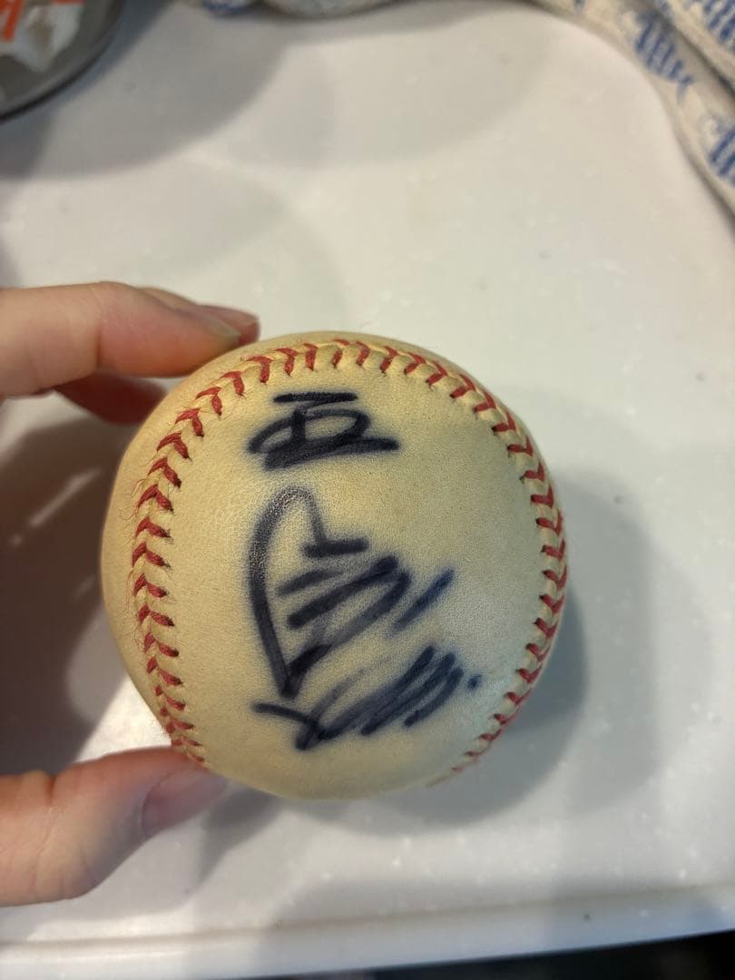 直筆サイン入り公式野球ボール