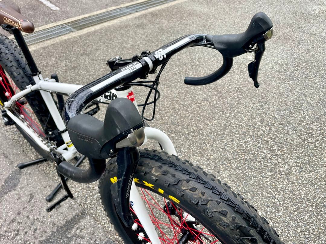 30超えchargeクロモリファットバイク ULTEGRA XT油圧ディスク