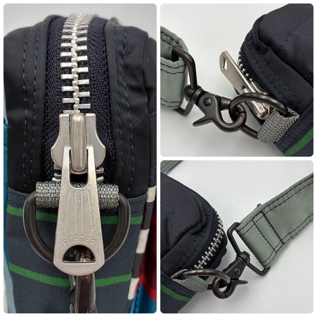 ポーター ポールスミス コラボ ショルダーバッグ マルチカラー 男女兼用 日本製